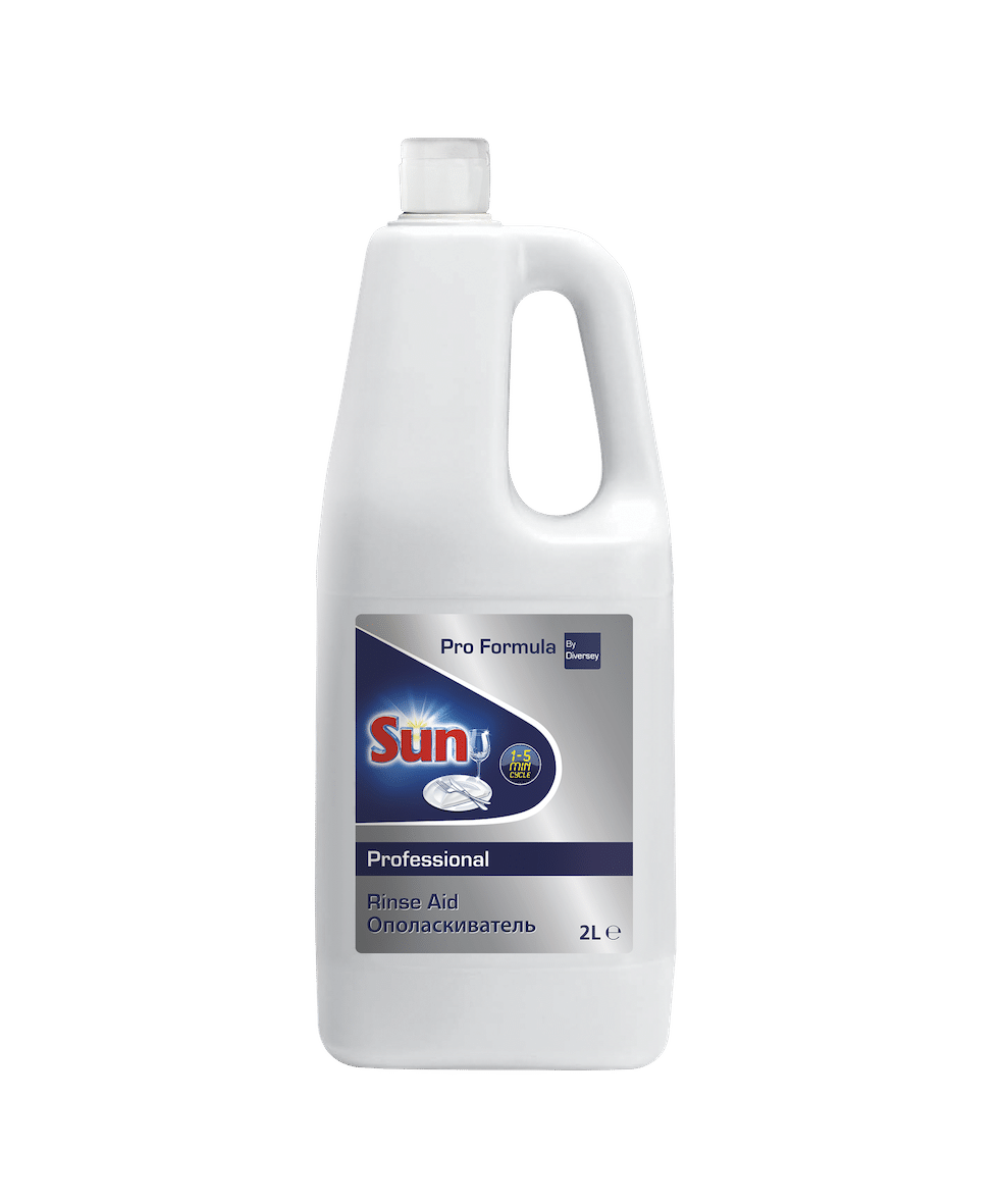 Diversey Sun Prof. Rinse Aid, 2л - кислотний ополіскувач для посудомийних машин